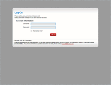 Tablet Screenshot of businesscenter.bigotires.com